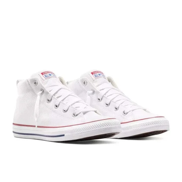 Converse Street Mid Sneakers White M7/W9 New With Tags - Picture 7 of 9